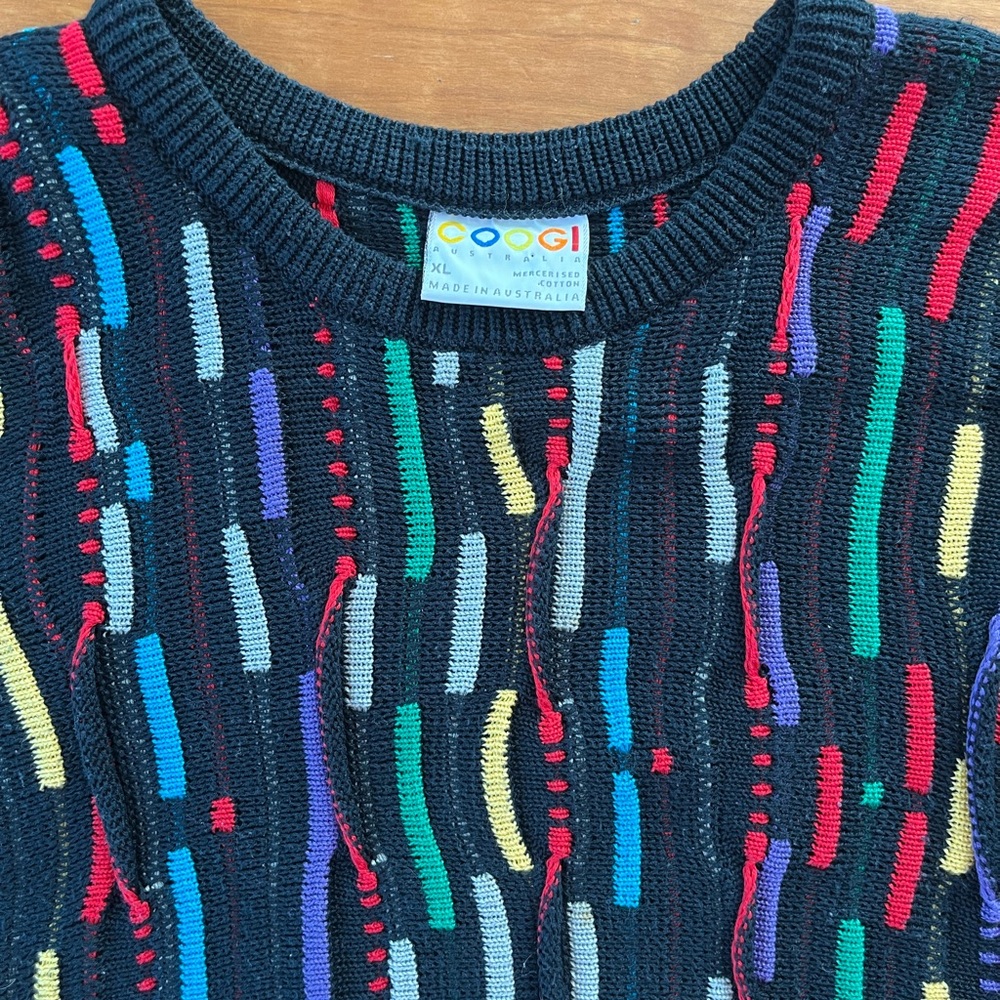 COOGI Multicolor Knit Sweater